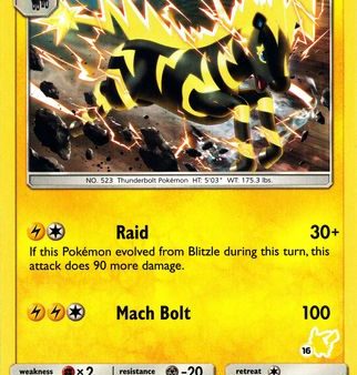 Zebstrika (45 181) (Pikachu Stamp #16) [Battle Academy 2020] Hot on Sale