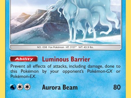 Alolan Ninetales (28 147) (Cracked Ice Holo) (Theme Deck Exclusive) [Sun & Moon: Burning Shadows] For Sale