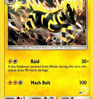 Zebstrika (45 181) (Pikachu Stamp #23) [Battle Academy 2020] For Cheap