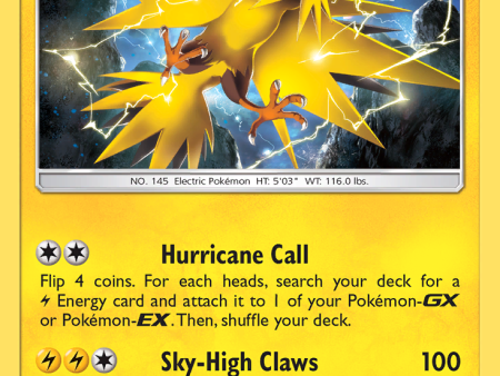 Zapdos (24 68) [Sun & Moon: Hidden Fates] Fashion