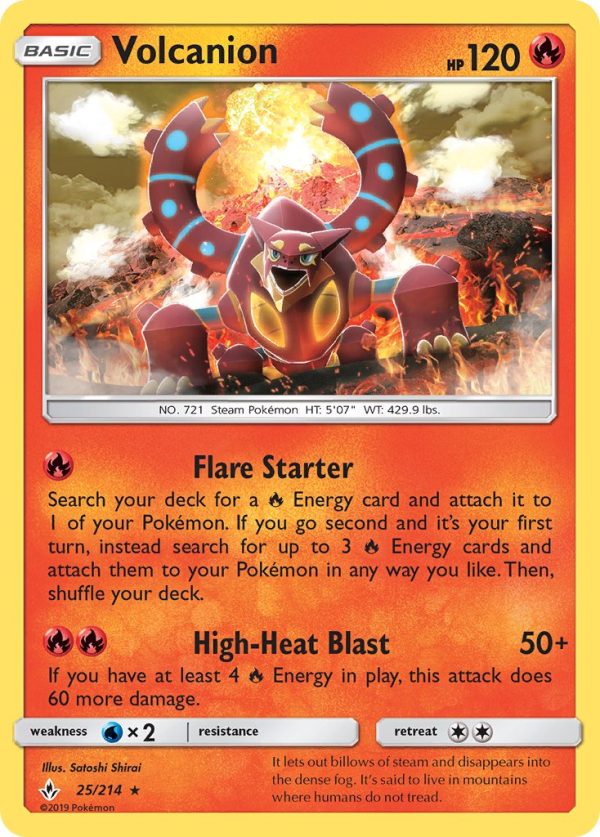 Volcanion (25 214) (Theme Deck Exclusive) [Sun & Moon: Unbroken Bonds] Online Hot Sale