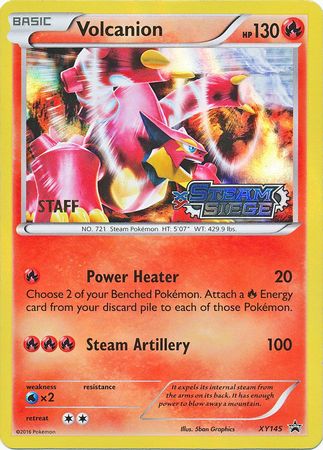 Volcanion (XY145) (Staff) [XY: Black Star Promos] on Sale