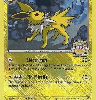 Jolteon (37 108) (Regional Championship) [League & Championship Cards] Online Hot Sale