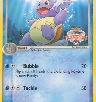 Wartortle (42 100) (States Championship Promo) [EX: Crystal Guardians] Discount