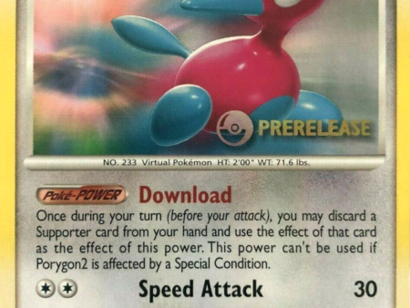 Porygon2 (49 106) (Prerelease Promo) [Diamond & Pearl: Black Star Promos] on Sale