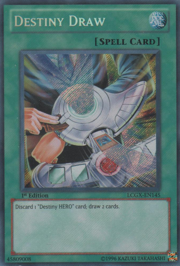 Destiny Draw [LCGX-EN145] Secret Rare Cheap