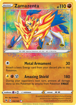 Zamazenta (102 185) [Sword & Shield: Vivid Voltage] For Sale