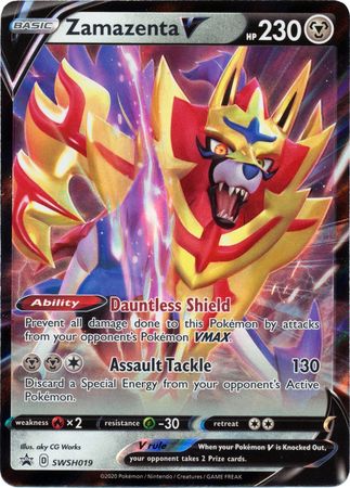 Zamazenta V (SWSH019) [Sword & Shield: Black Star Promos] Supply