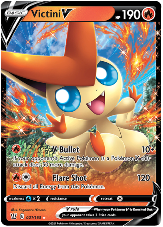 Victini V (021 163) [Sword & Shield: Battle Styles] Online