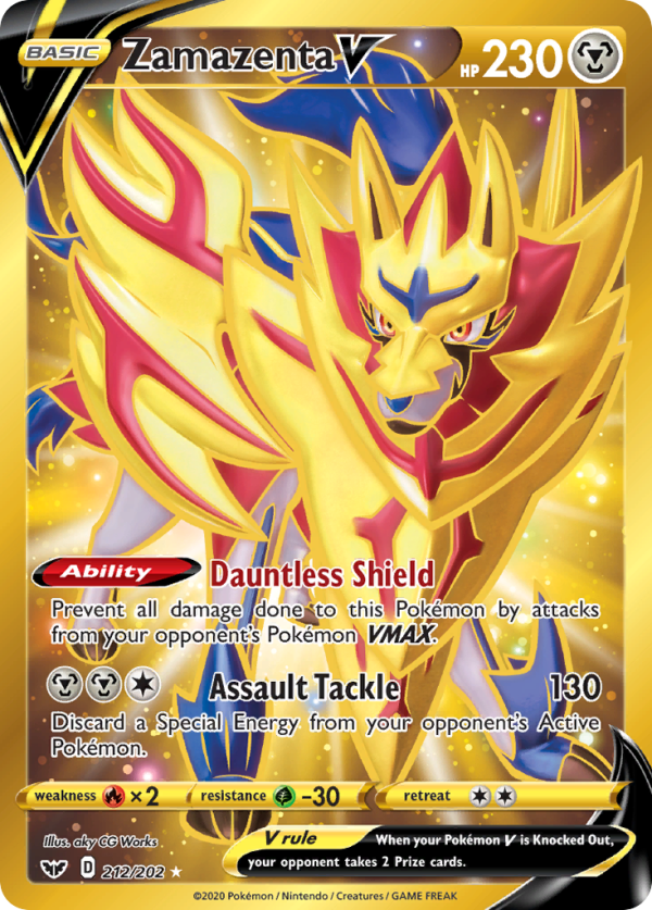 Zamazenta V (212 202) [Sword & Shield: Base Set] Online Hot Sale