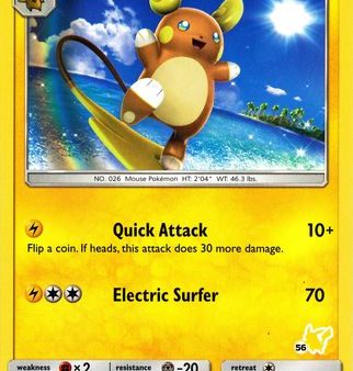 Alolan Raichu (SM65) (Pikachu Stamp #56) [Battle Academy 2020] Discount