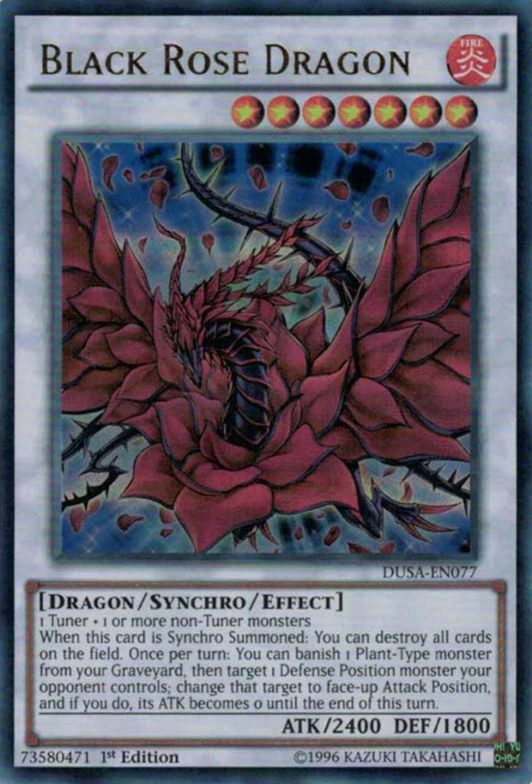 Black Rose Dragon [DUSA-EN077] Ultra Rare Online Sale