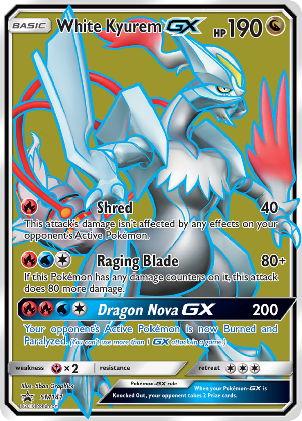 White Kyurem GX (SM141) [Sun & Moon: Black Star Promos] on Sale