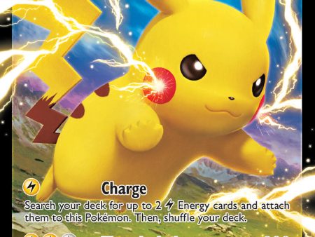 Pikachu V (SWSH061) (Jumbo Card) [Sword & Shield: Black Star Promos] on Sale