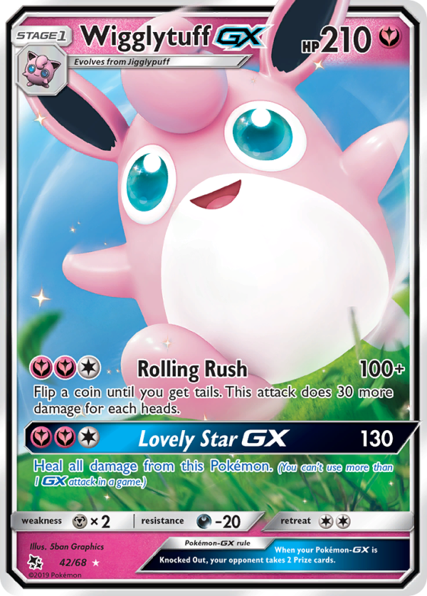 Wigglytuff GX (42 68) [Sun & Moon: Hidden Fates] on Sale